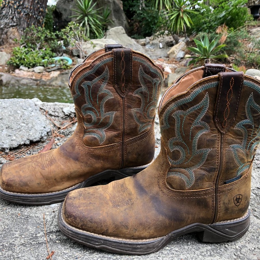 ariat womens boots fatbaby waterproof size 7